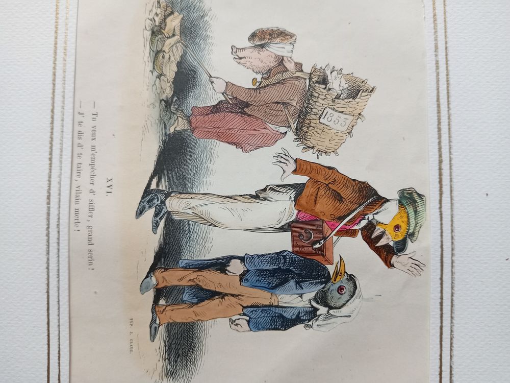 65 GRAVURES DE GRANVILLE LES METAMORPHOSES DU JOUR 
