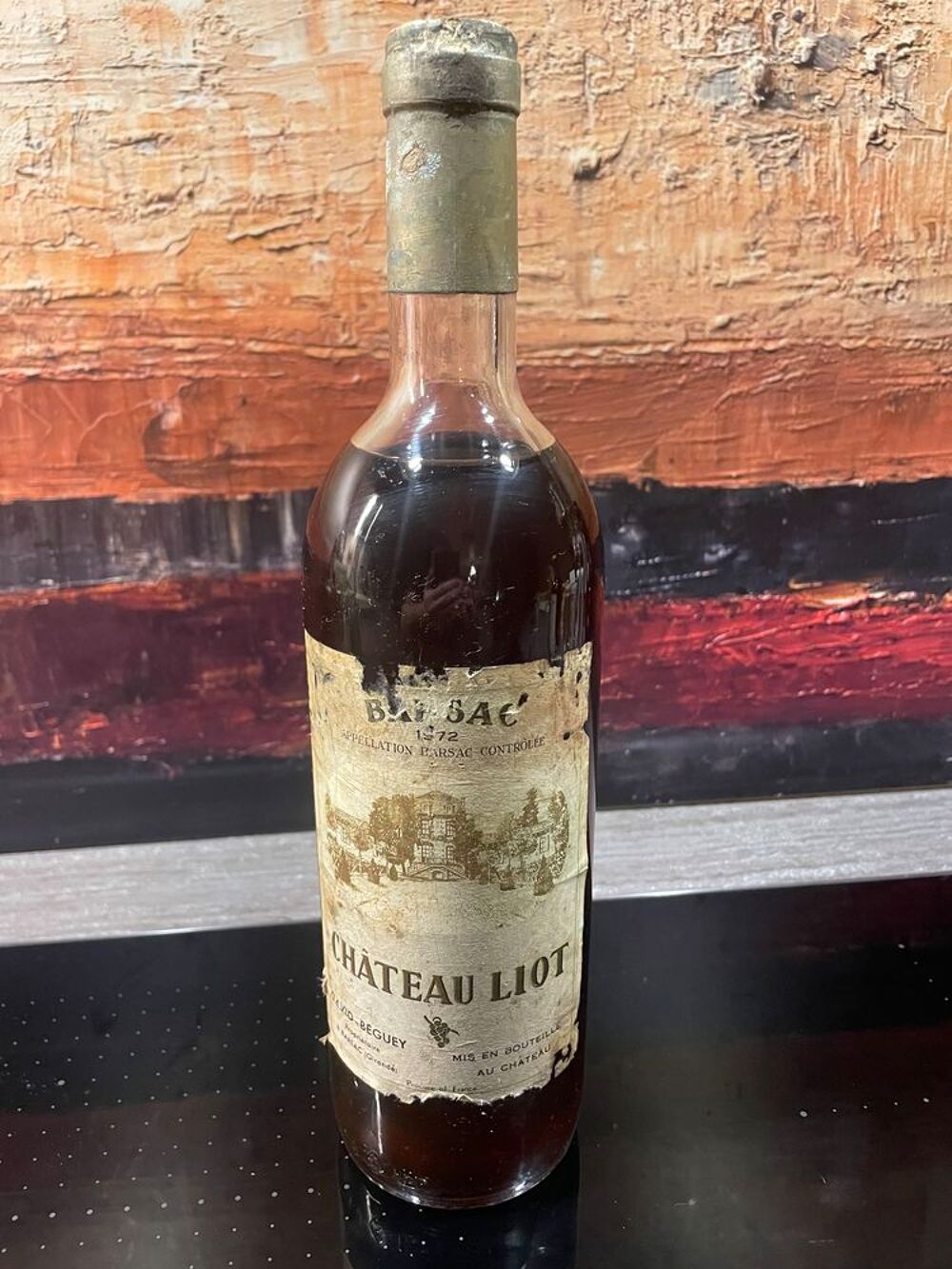 1 Bt Chateau Liot Barsac 1972 de David BEGUEY Cuisine