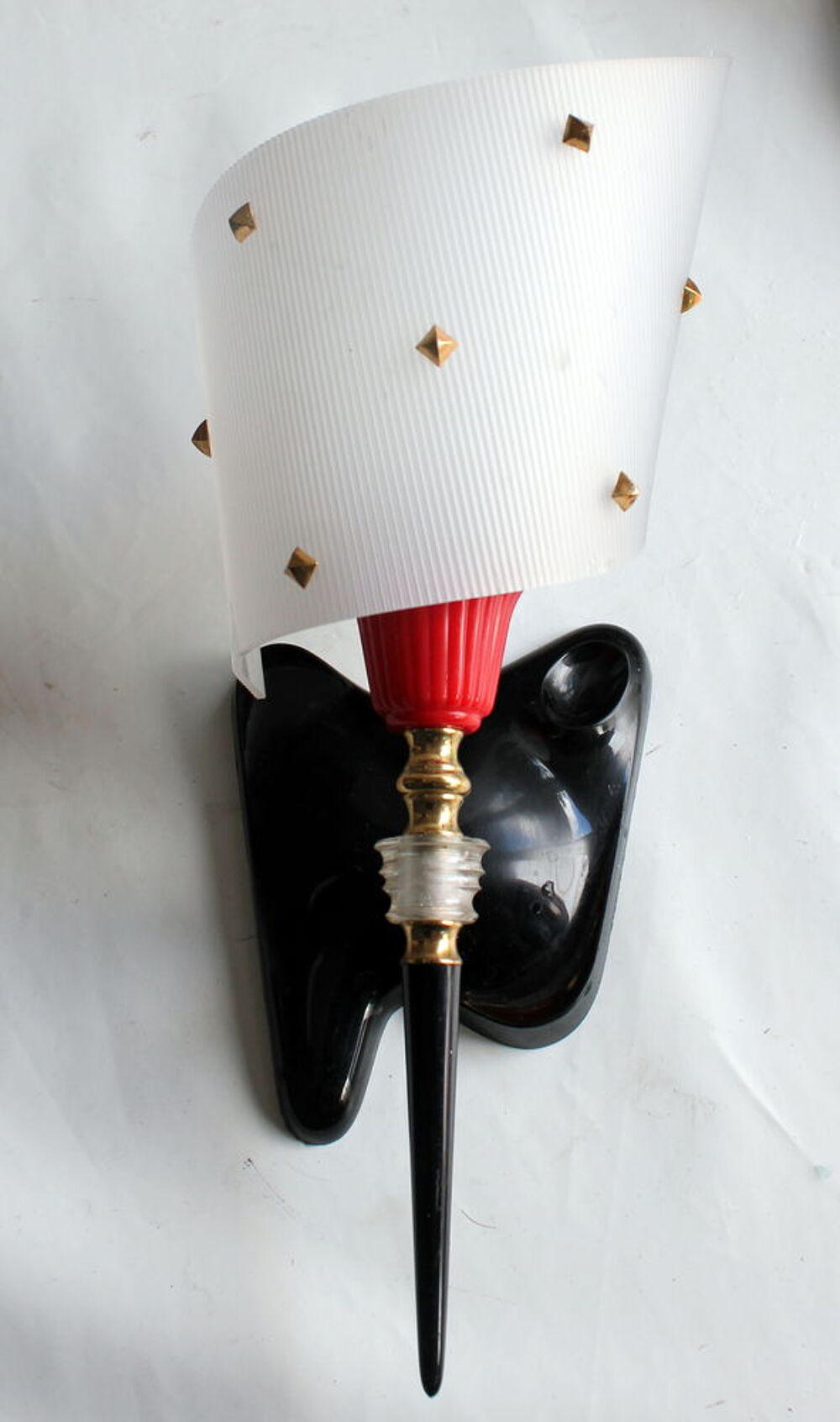 Paire d'appliques vintage 50 Rockabilly style Guariche Décoration