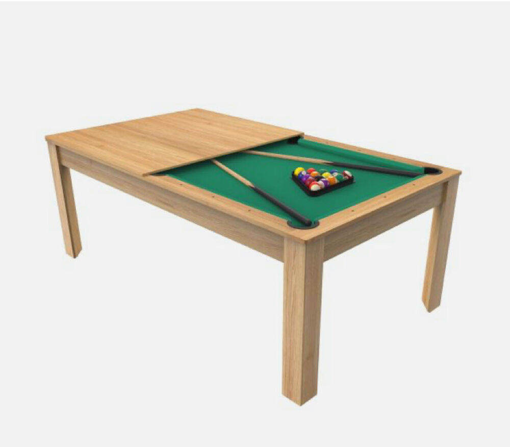 Table &agrave; manger convertible Billard GUILLAUME 7ft Meubles
