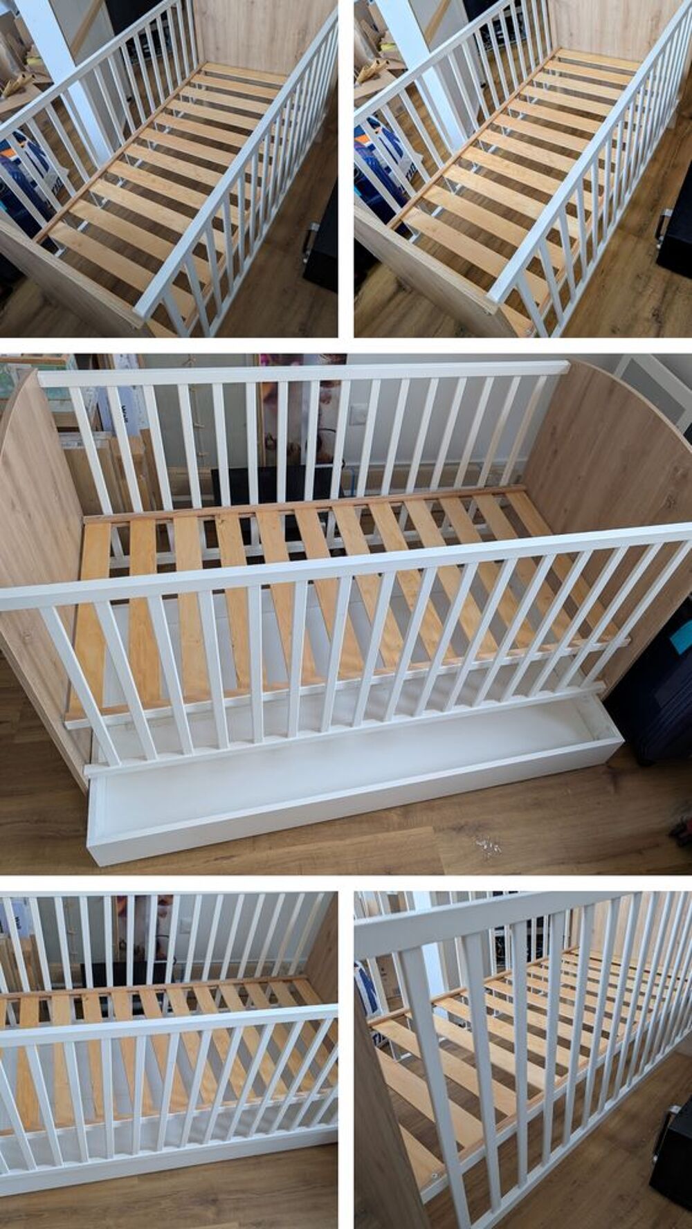 berceau Arthur essentiel de 70x140 cm Mobilier enfants