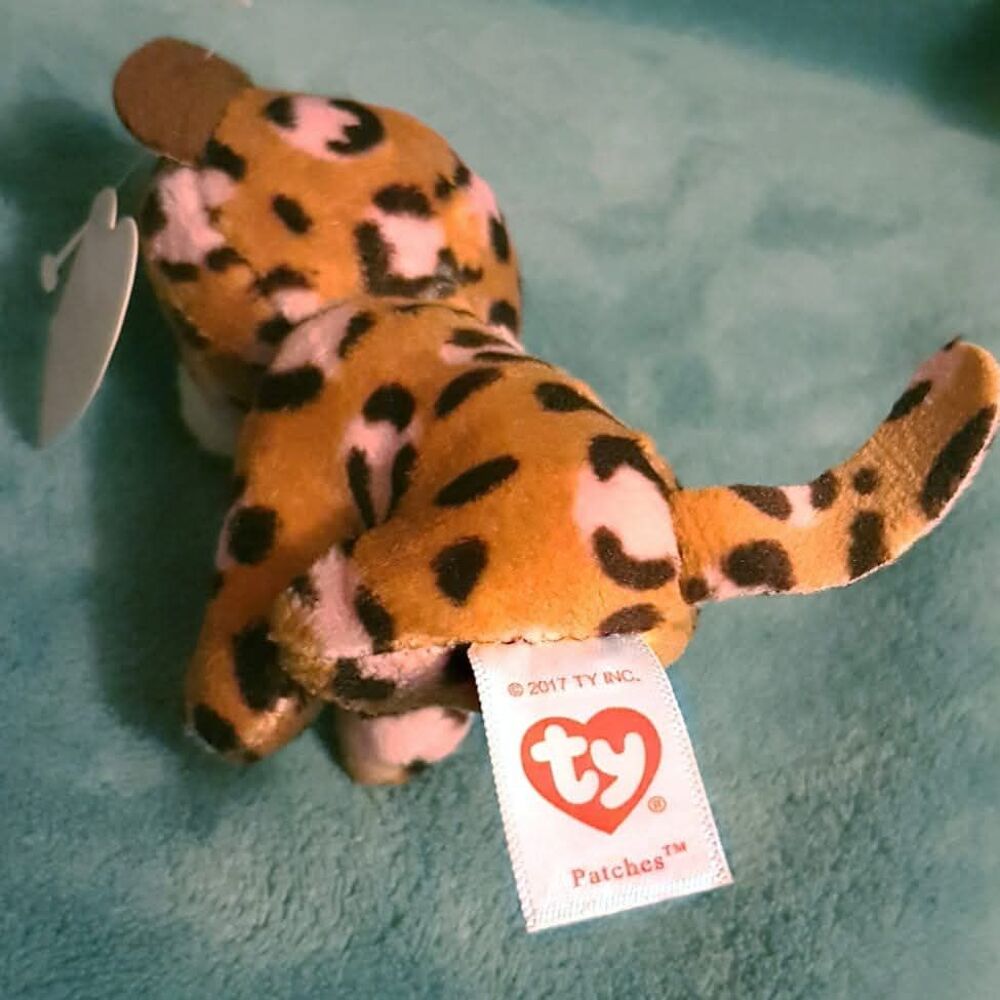 Mini peluche l&eacute;opard marron TY, NEUF Jeux / jouets
