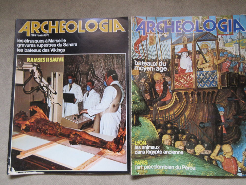 26 num&eacute;ros de la revue ARCHEOLOGIA anciens Livres et BD