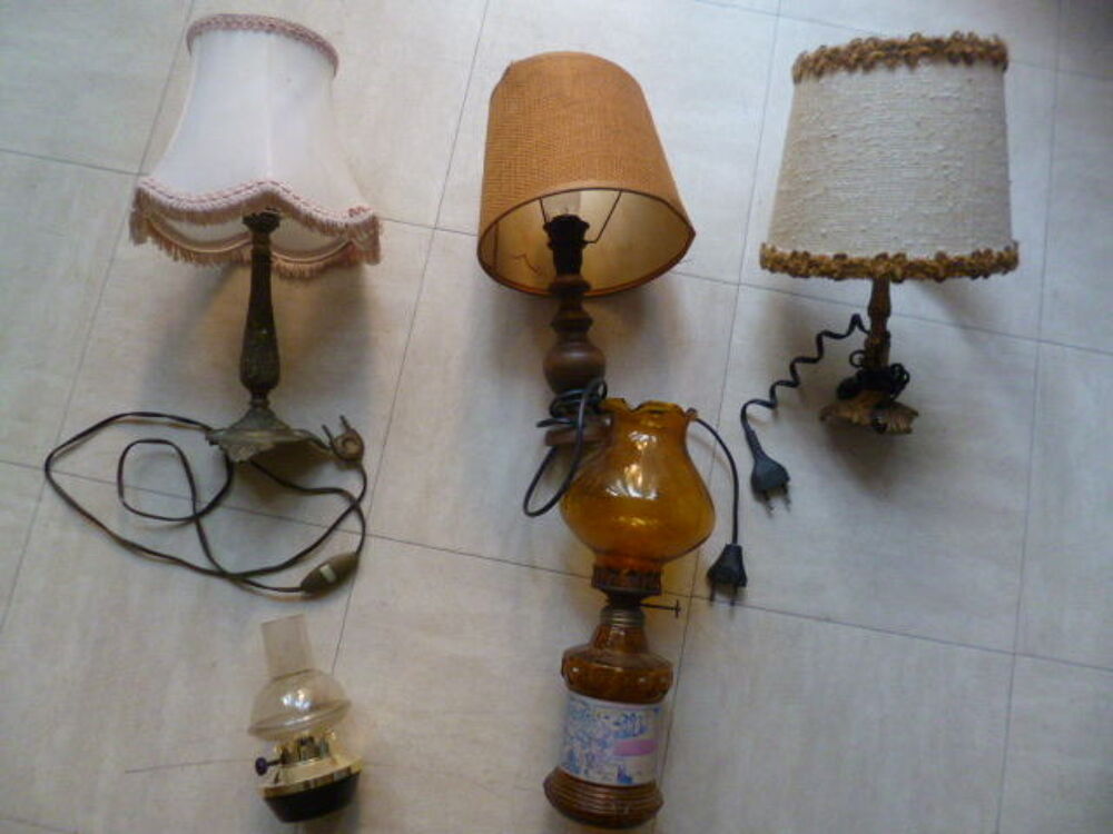lustre 8 branches, lampes de chevet, lampe p&eacute;trole Décoration