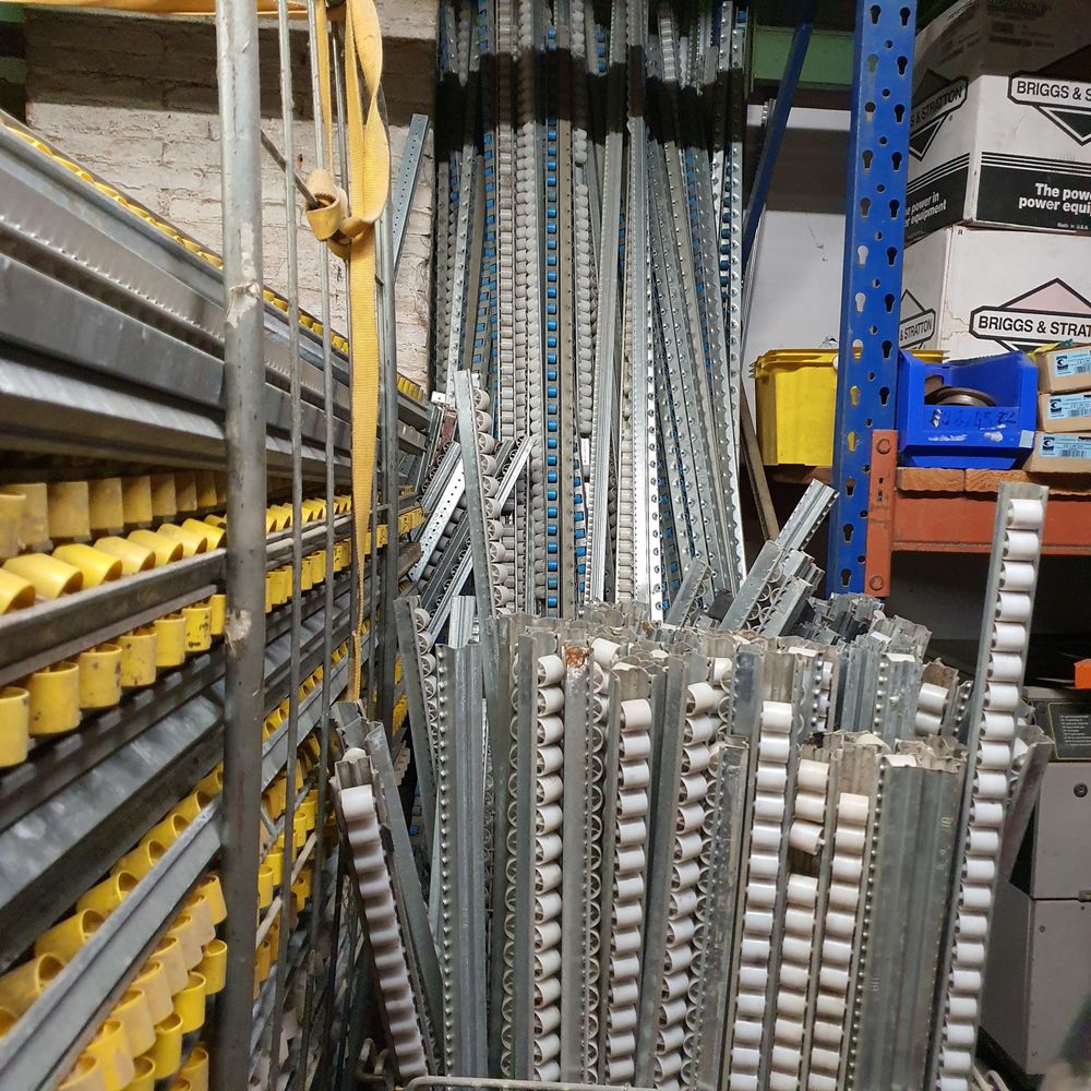 Rails &agrave; galets PVC Bricolage