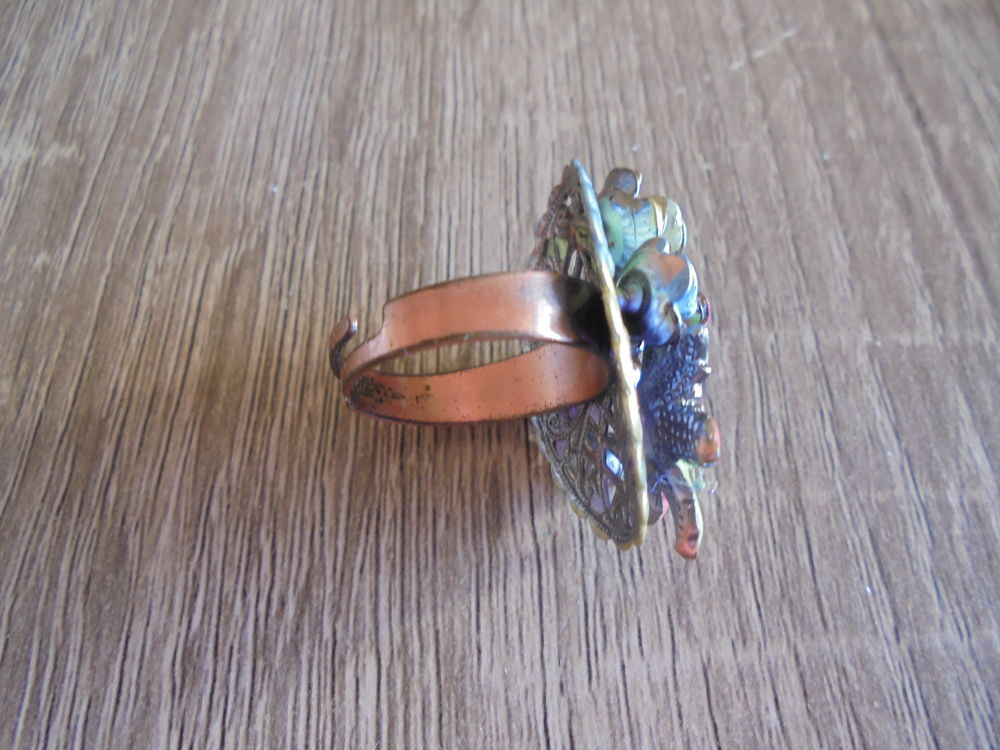 Bague &eacute;maux et strass (28b) Bijoux et montres
