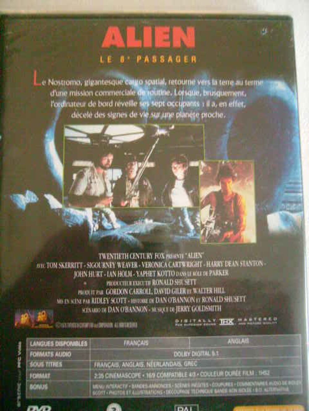 DVD FILM "ALIEN et GODZILLA " DVD et blu-ray