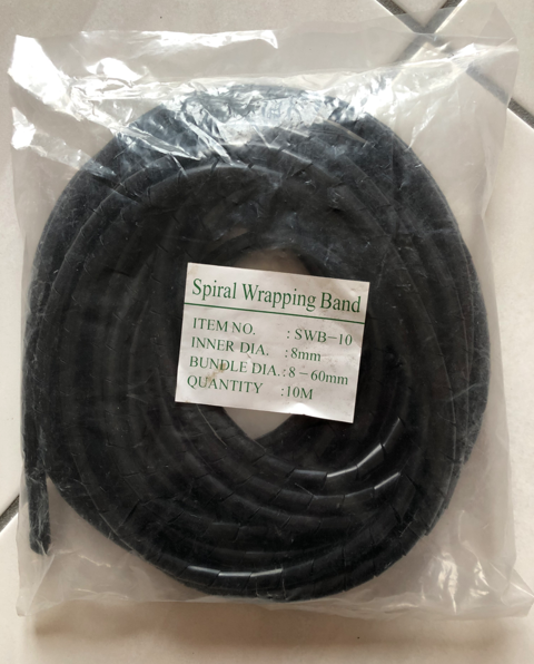 Cache c�ble spirale noir neuf 5 Dracy-le-Fort (71)