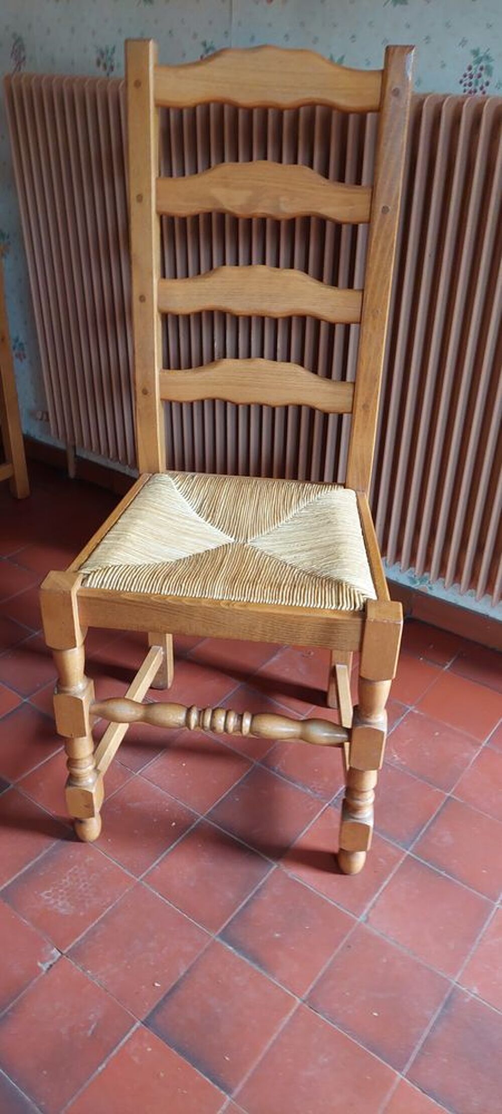 8 chaises paille Meubles