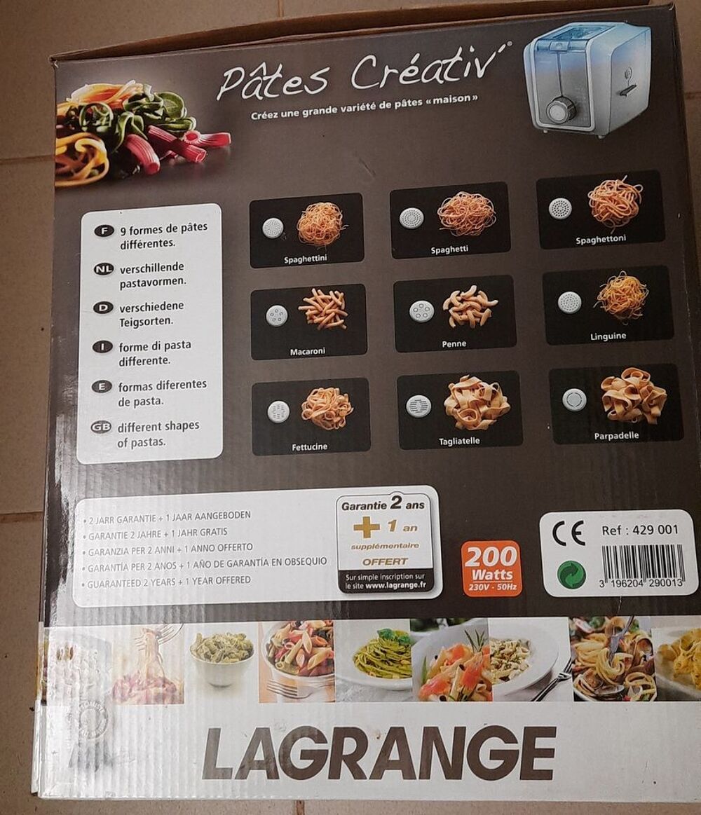Extrudeuse &agrave; p&acirc;tes Electroménager