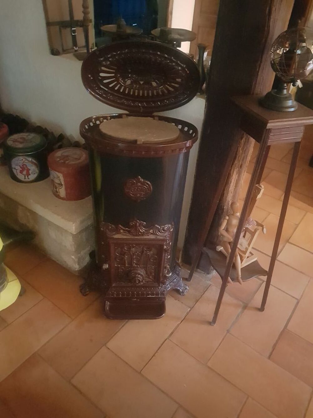 Poele bois charbon godin Electroménager