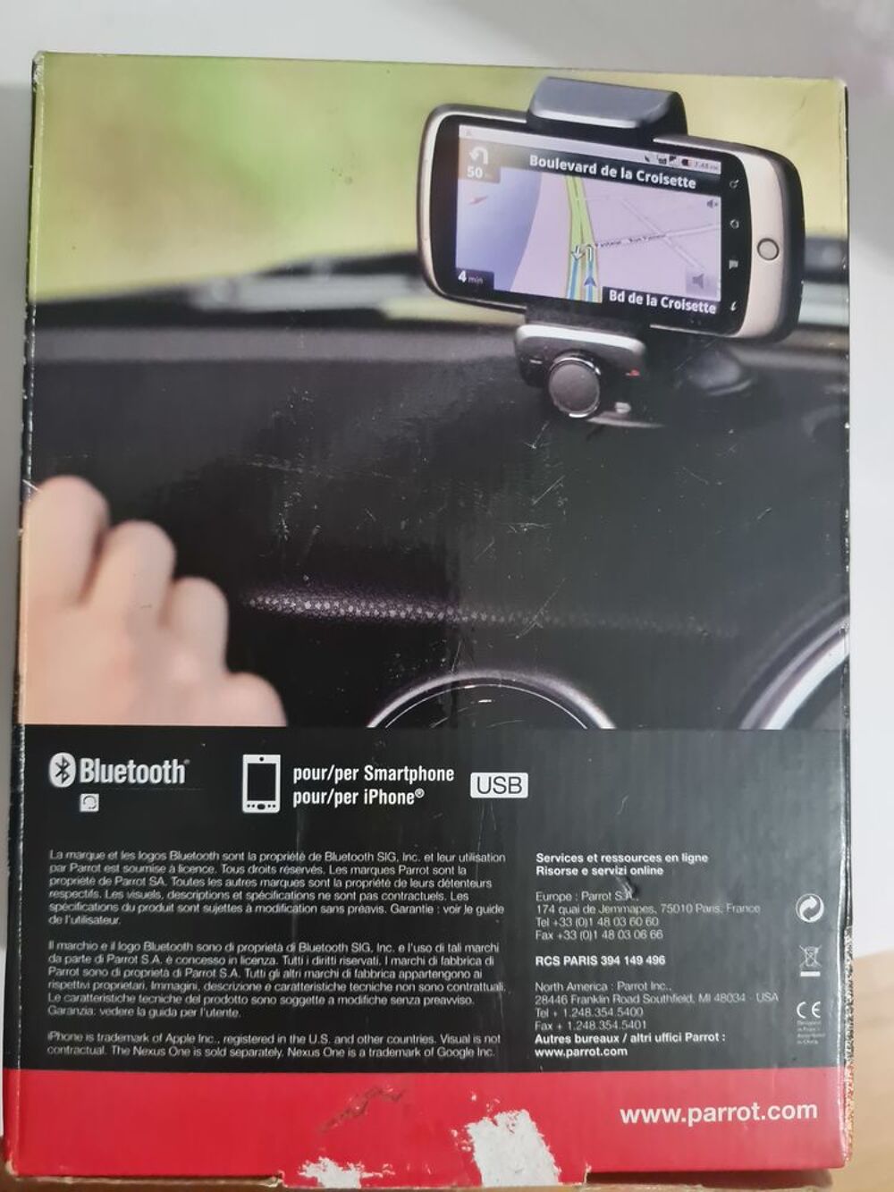 Kit mains libres Bluetooth PARROT Téléphones et tablettes