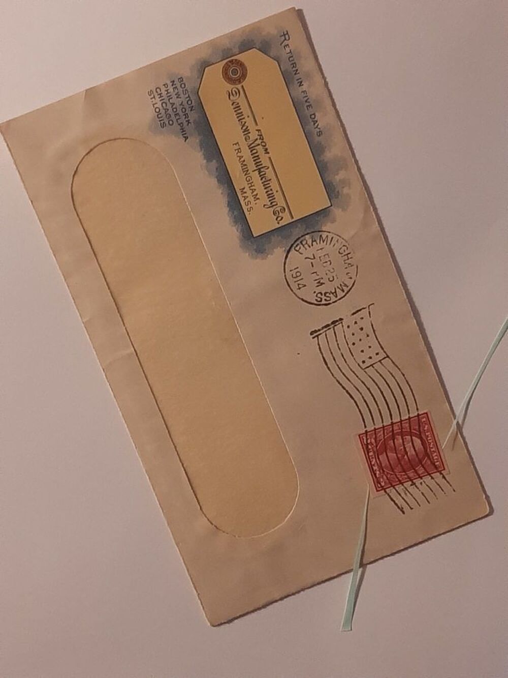 Tembres enveloppe encen Top tr&egrave;s rare. 
