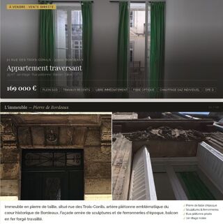  Appartement à vendre 2 pièces 35 m² Bordeaux