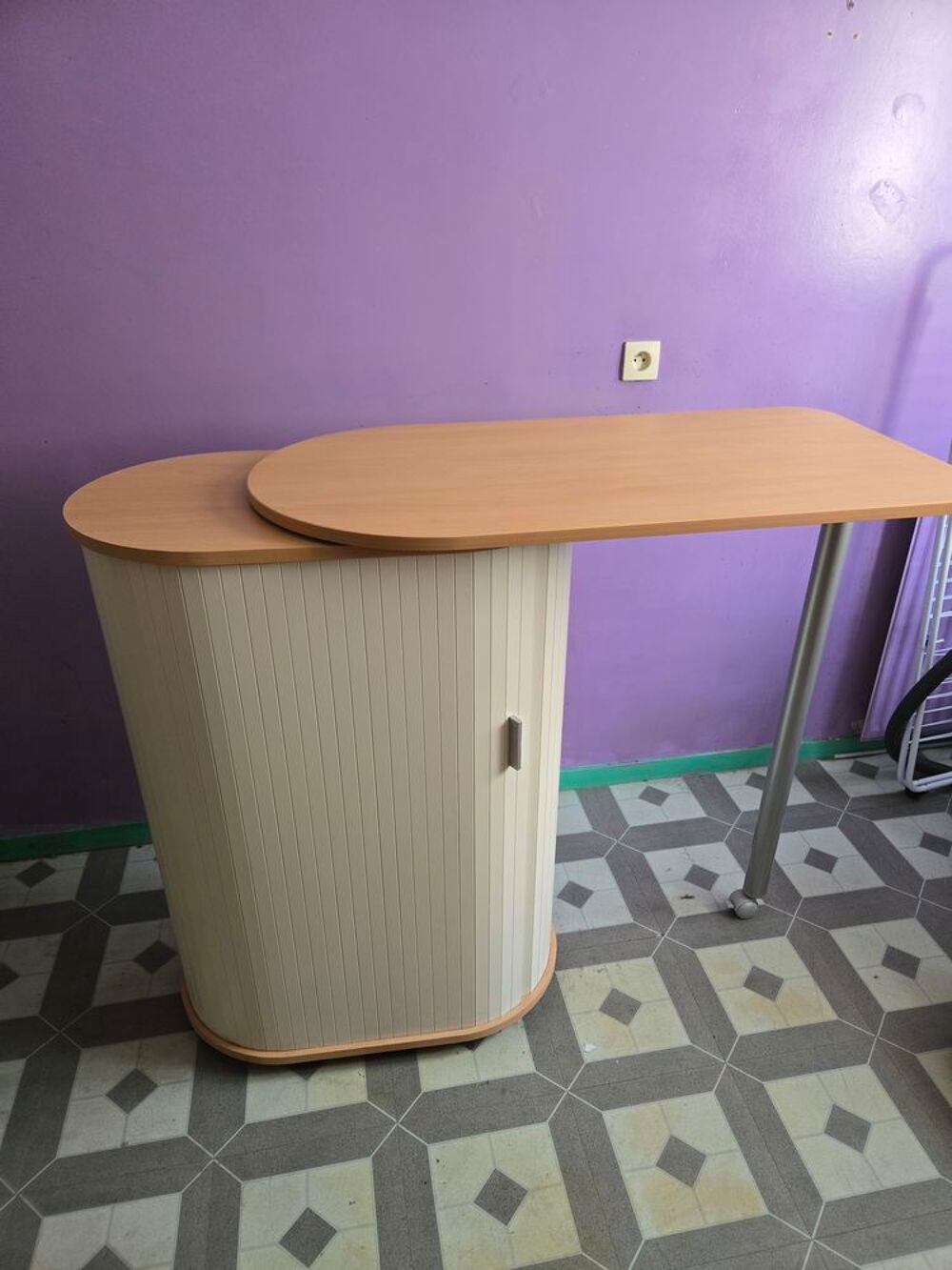 Table de Cuisine Ch&ecirc;ne naturel prix 40€ Meubles