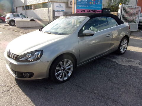 Volkswagen Golf Cabriolet 2.0 TDI 140 FAP BlueMotion Technology Carat DSG6 2012 occasion La Penne-sur-Huveaune 13821