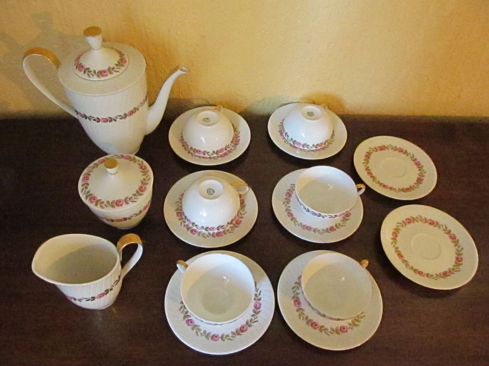 Service &agrave; th&eacute; Porcelaine Fabrique Royale Limoges Cuisine