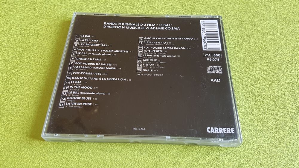 LE BAL CD et vinyles