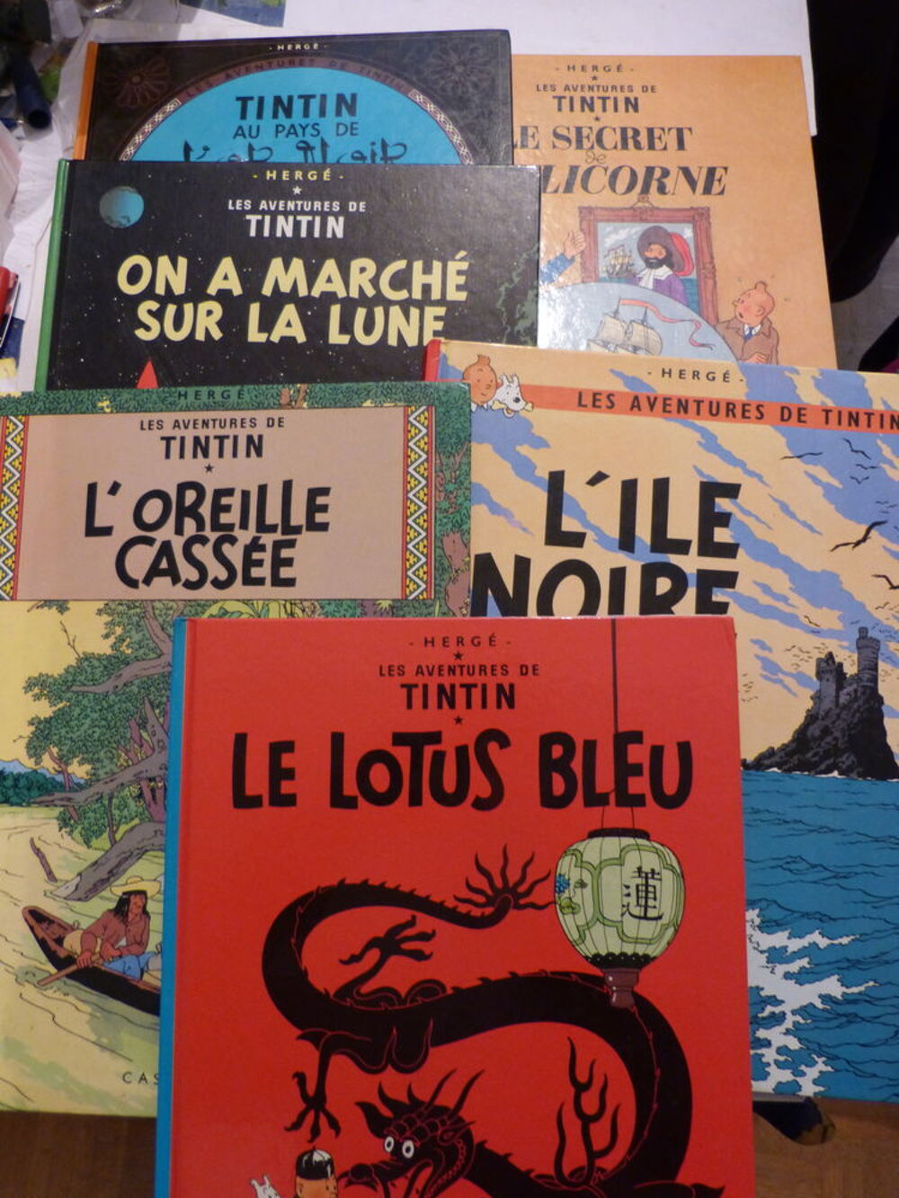 BD - TINTIN - a choisir - LISEZ TOUT LE TEXTE Livres et BD