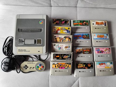 Super famicom avec 14 jeux 135 Sampigny (55)