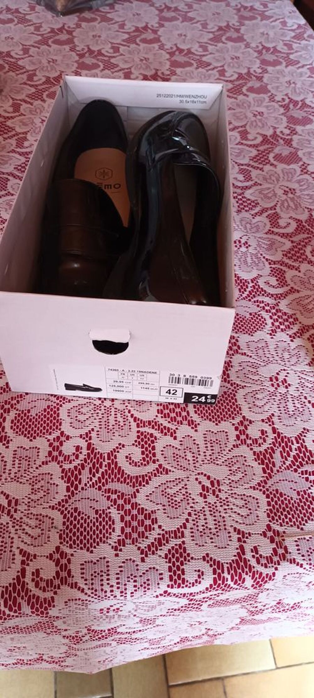 mocassin noir p42 femme neuf Chaussures