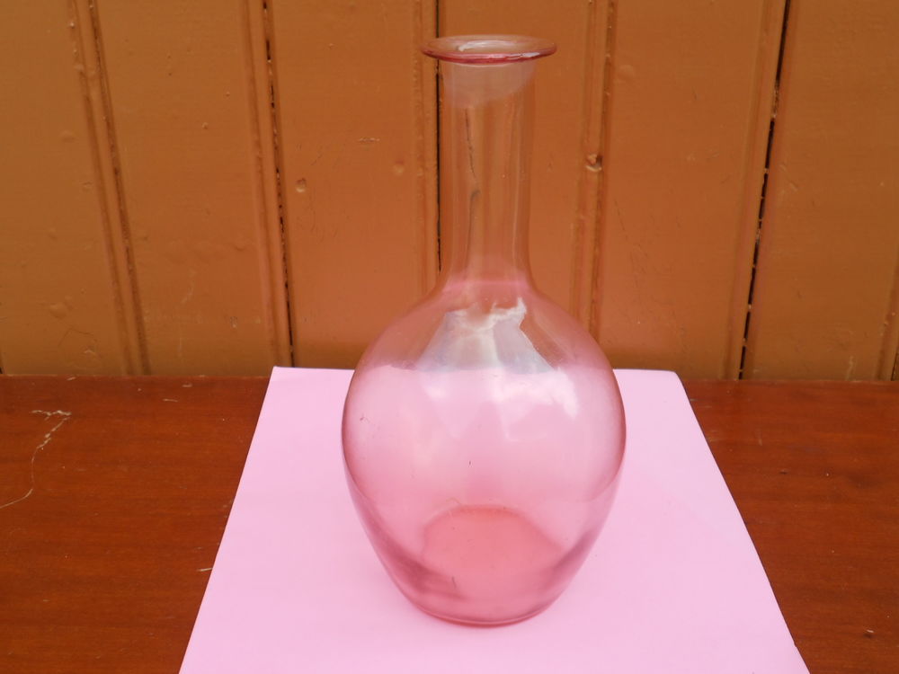 CARAFE verre ros&eacute; Décoration