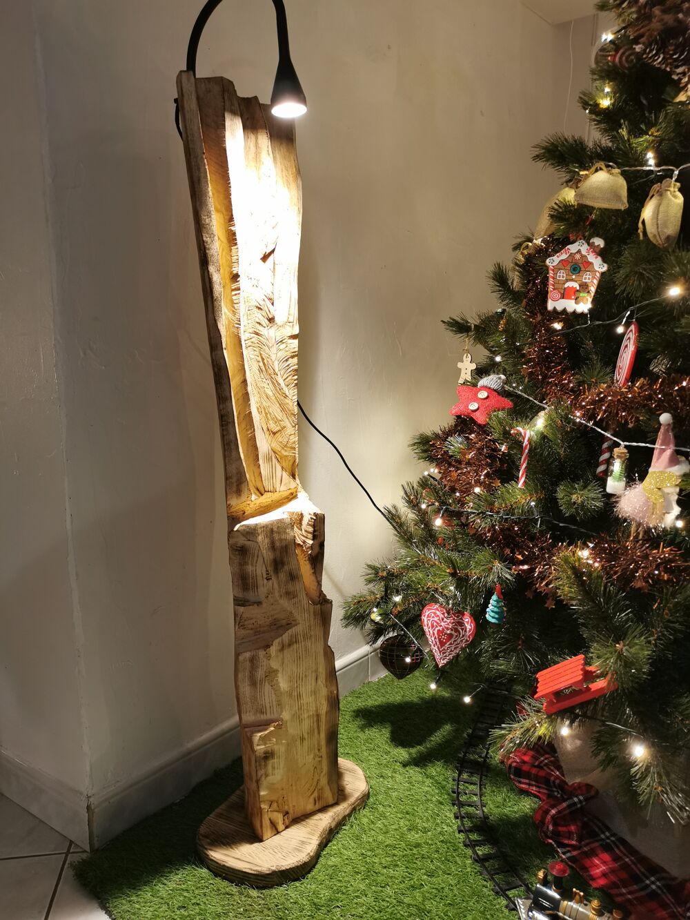 Lampe en bois Décoration