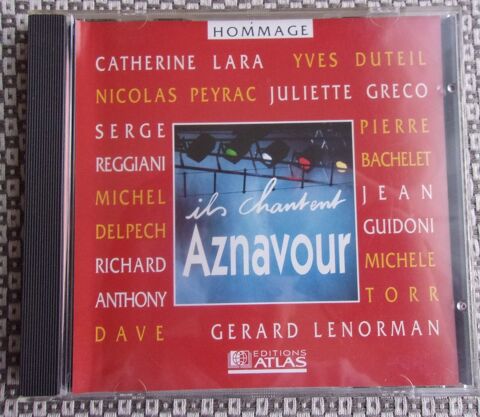 CD Ils chantent AZNAVOUR 4 Béthencourt-sur-Mer (80)