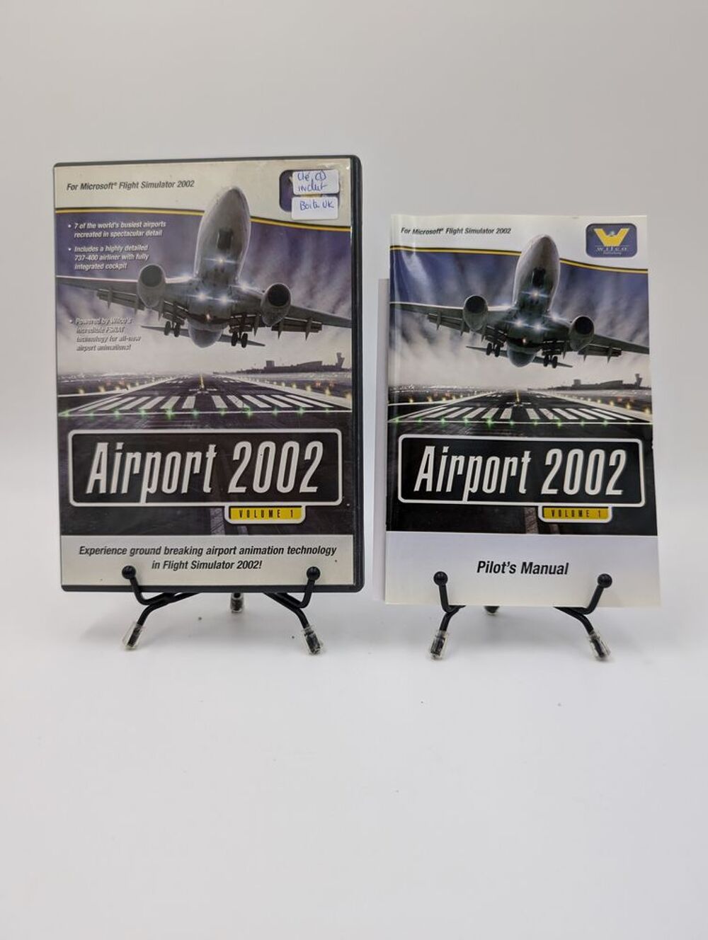Jeu PC Airport 2002 Volume 1 en boite, complet (Cl&eacute; CD inclu Consoles et jeux vidéos