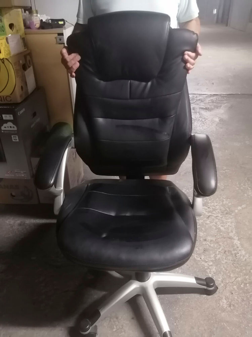 Fauteuil de bureau en cuir Matériel informatique