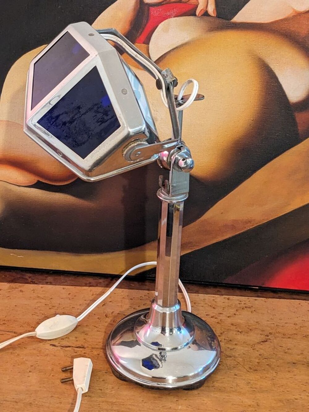 Lampe PIROUETT DE BUREAU art d&eacute;co 1930 en parfait &eacute;tat d'usa Décoration
