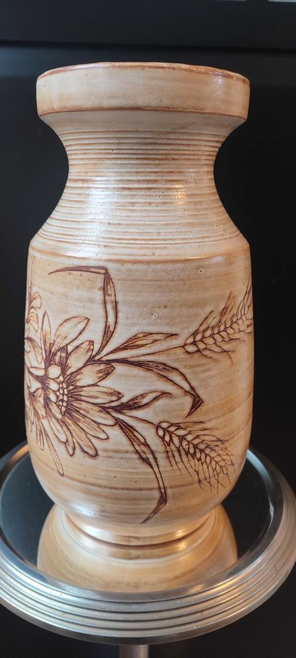 Grand vase Vallauris de Jacques Fonck et Jean Mat&eacute;o ann&eacute;es 50 