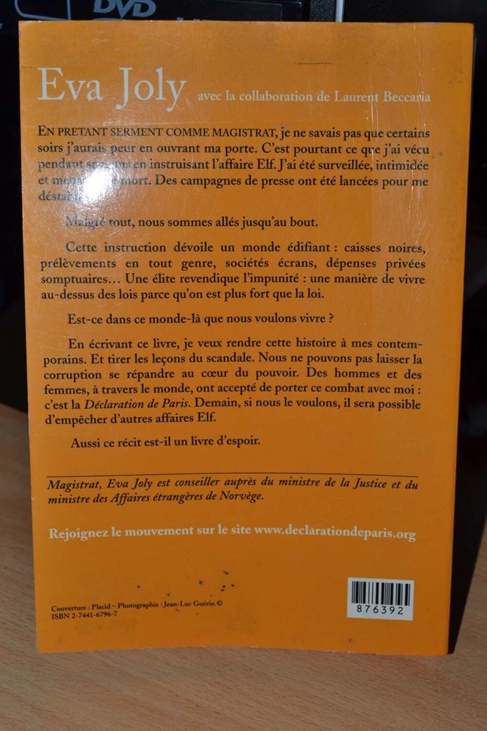 Eva Joly Livres et BD