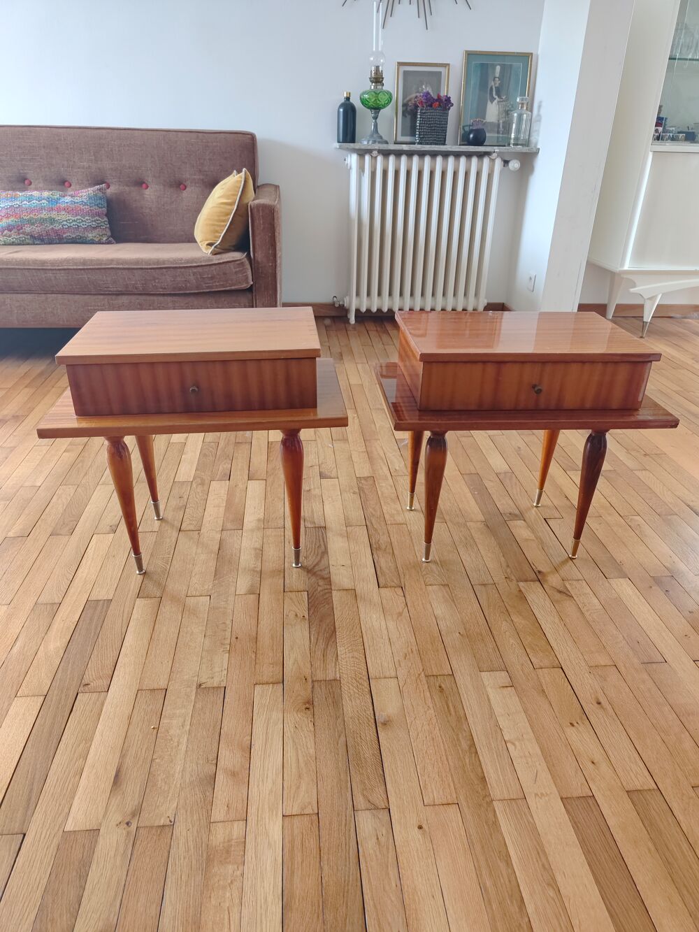 Chevets teck 1970 Meubles
