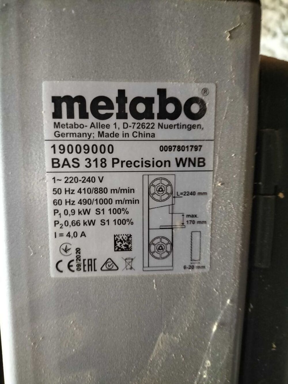 scie &agrave; ruban Bricolage