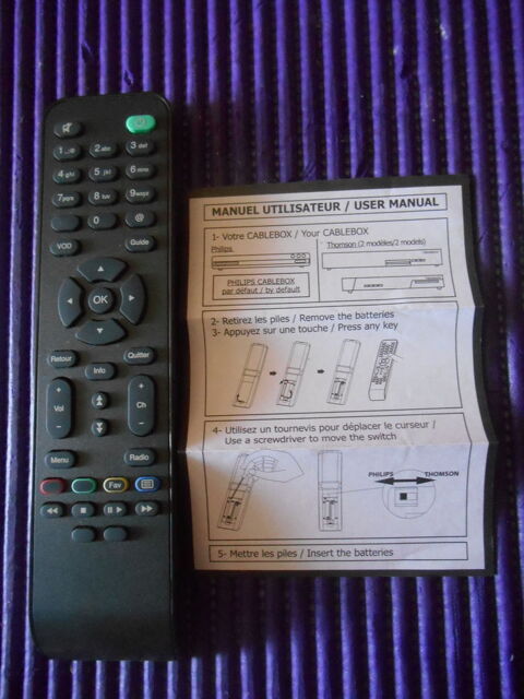 Télécommande CABLEBOX SD THOMSON DCI52 10 Marseille 14 (13)