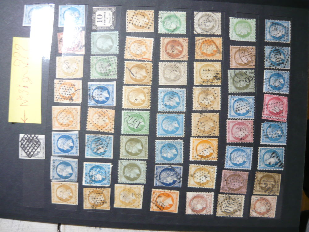 importante collection de vieux timbres 10000 timbres 
