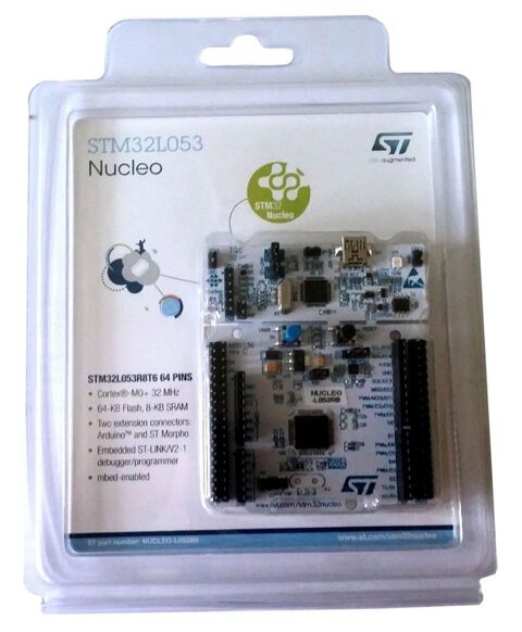 Carte microcontrôleurs STM32 NUCLEO STM32L053R8T6 64 PINS 15 Saint-Pôtan (22)
