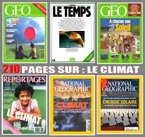 CLIMAT - géo - ENERGIE SOLAIRE / prixportcompris 18 Strasbourg (67)