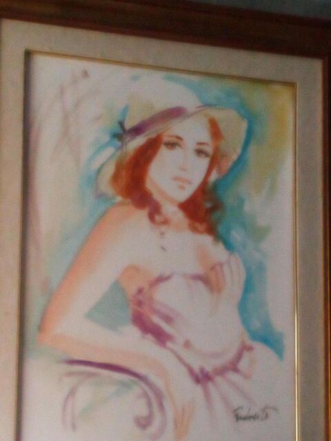 TABLEAU PEINTURE ITALIEN Morestel (38)