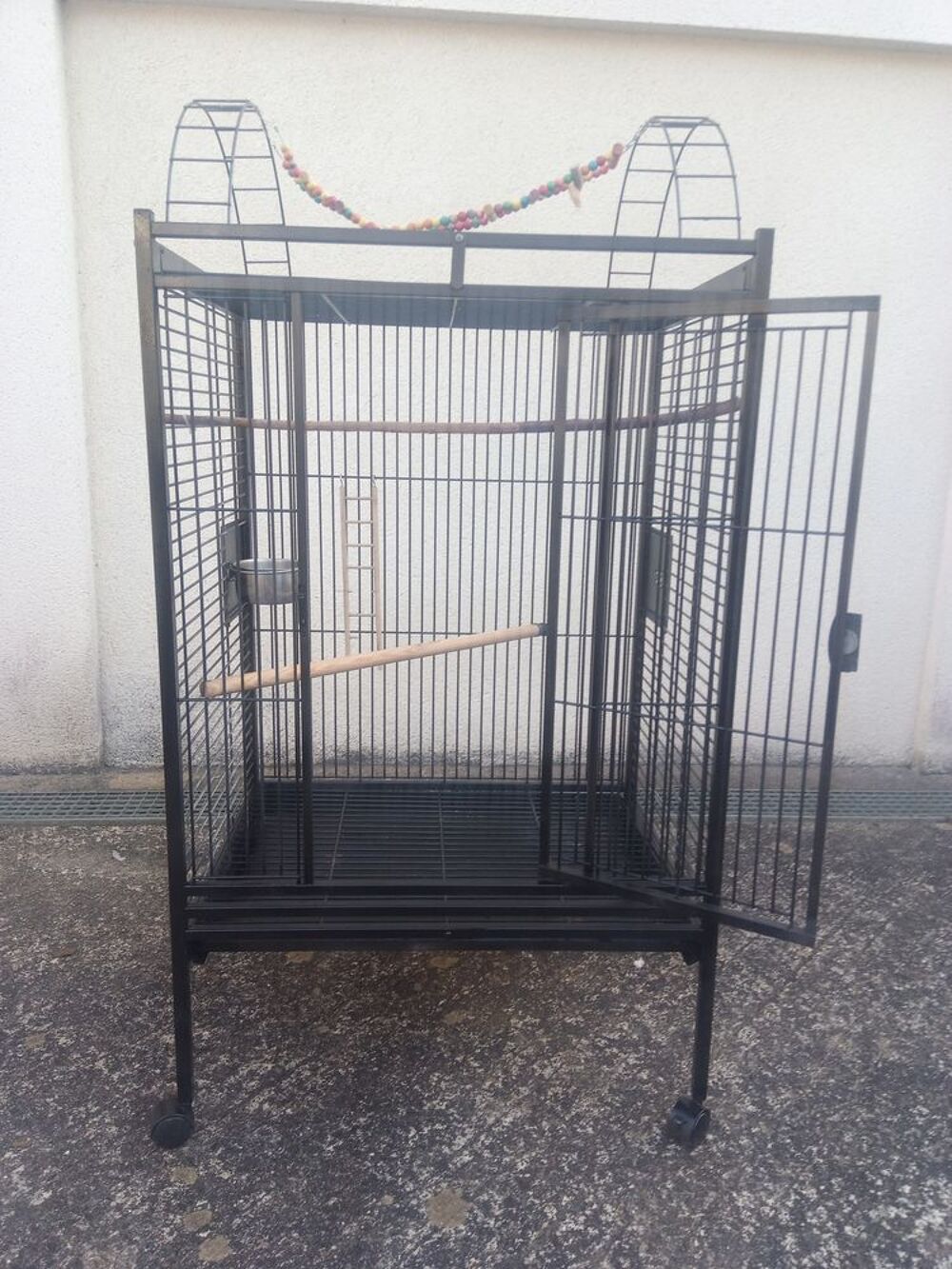 Cage Perroquet sur roulettes Meubles