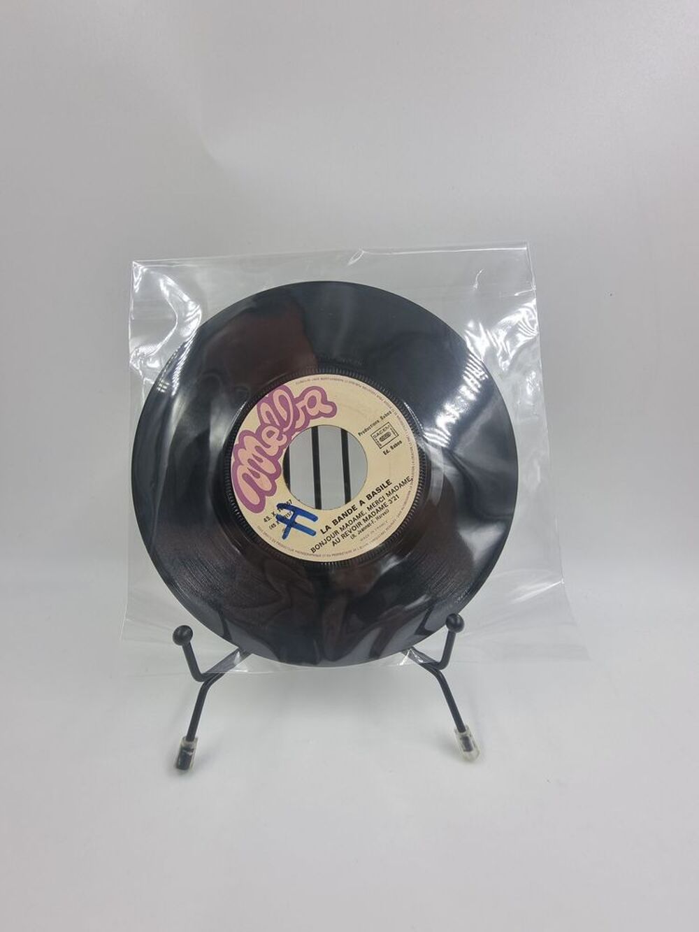 Vinyle 45 tours La Bande &agrave; Basile : Bonjour Madame, Merci... CD et vinyles