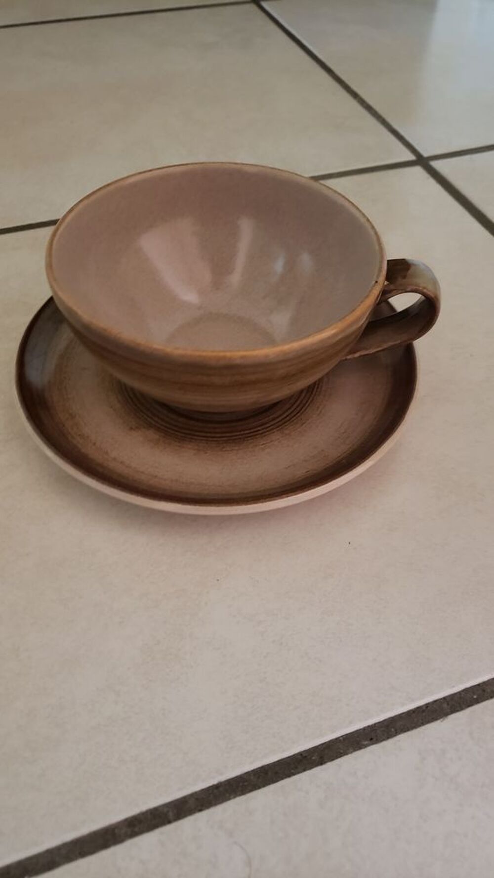 broc et tasses en gr&egrave;s Cuisine