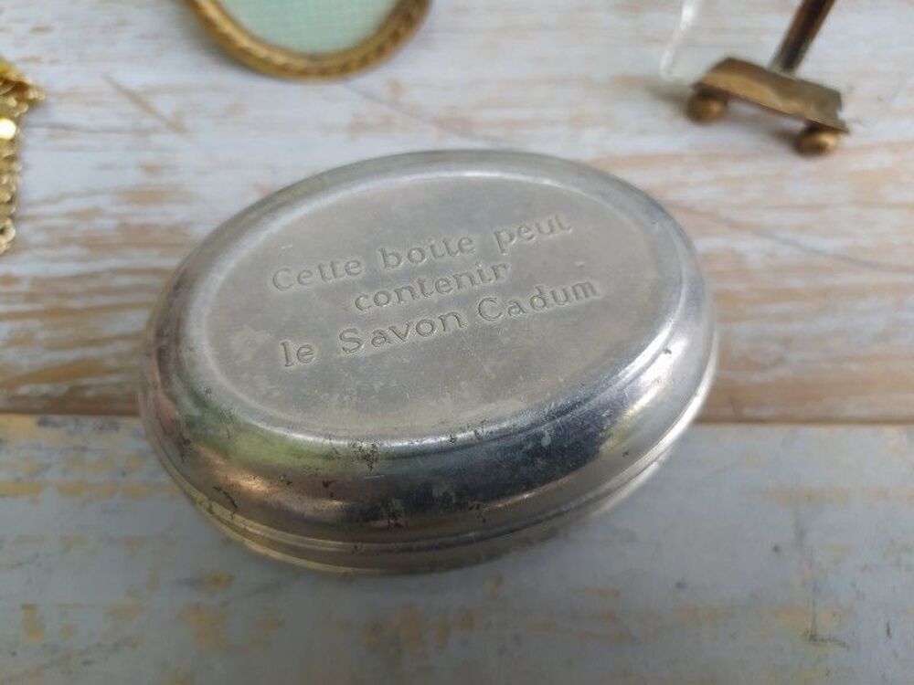 Jolie Boite Publicitaire Savon Cadum Art D&eacute;co 