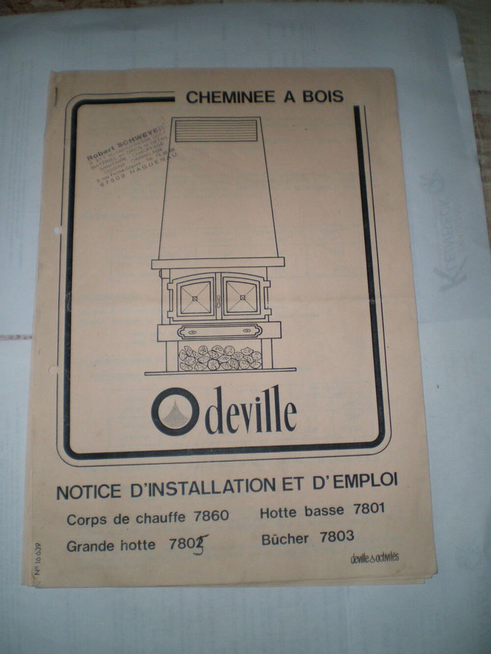 CHEMINEE DEVILLE Bricolage