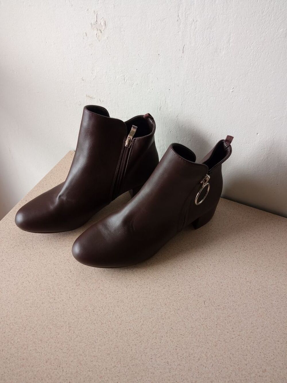 Bottine marron taille 37 Chaussures