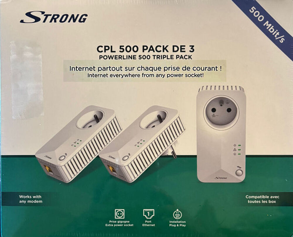 Pack de 3 CPL 500 Matériel informatique