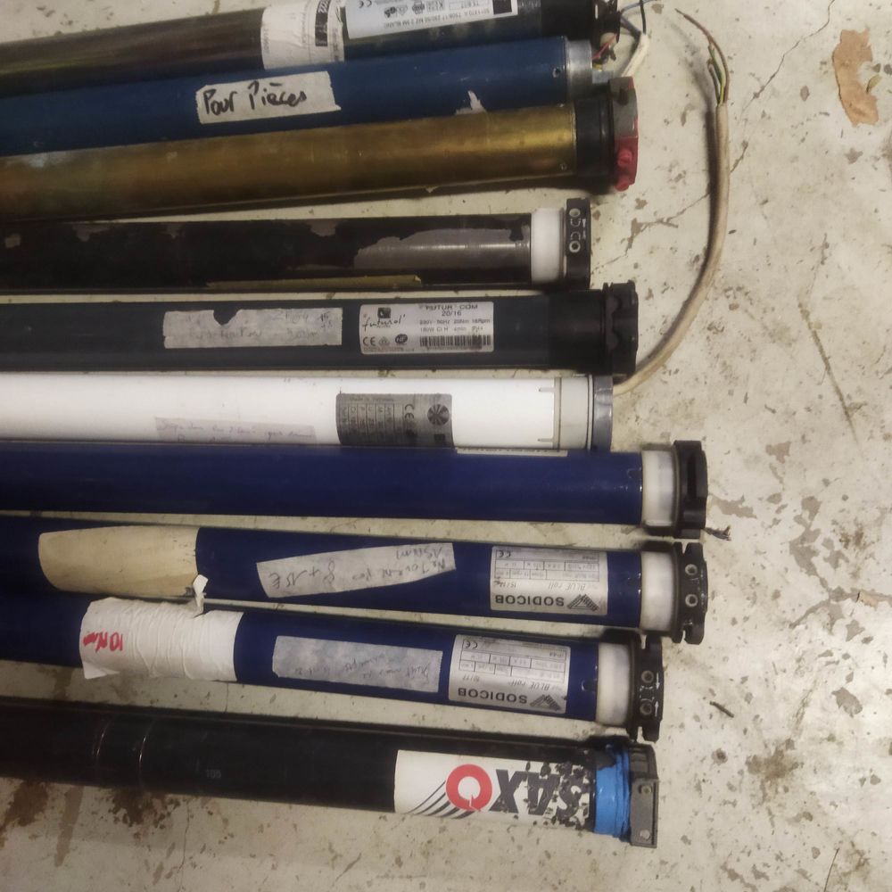 Lot de moteurs de volet roulant &agrave; r&eacute;parer Bricolage
