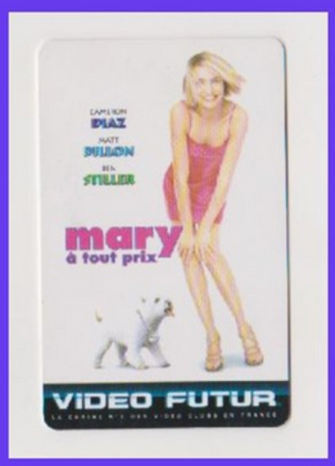  Carte Vido Futur MARY A TOUT PRIX . Avec Cameron Diaz .  2 Saint-Jean-de-Rebervilliers (28)