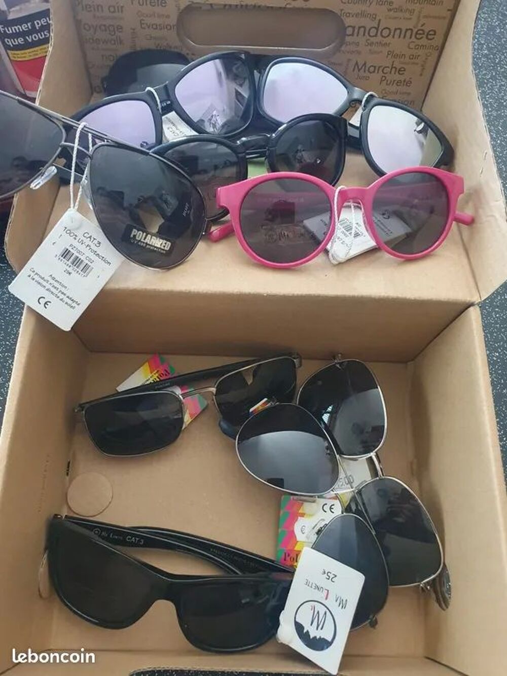 Lot de 10 Lunettes polarized Bijoux et montres